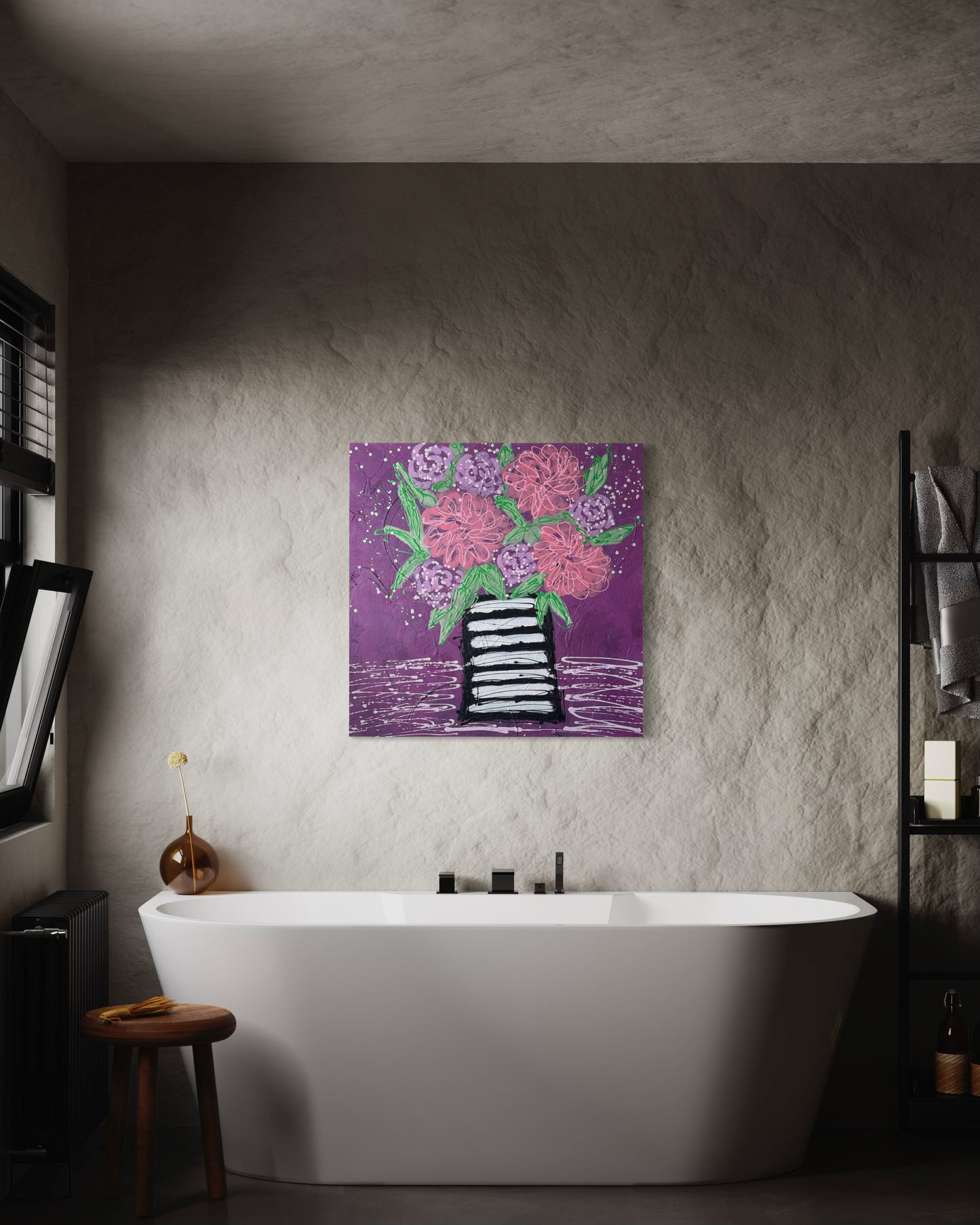 Striped Vase Delight