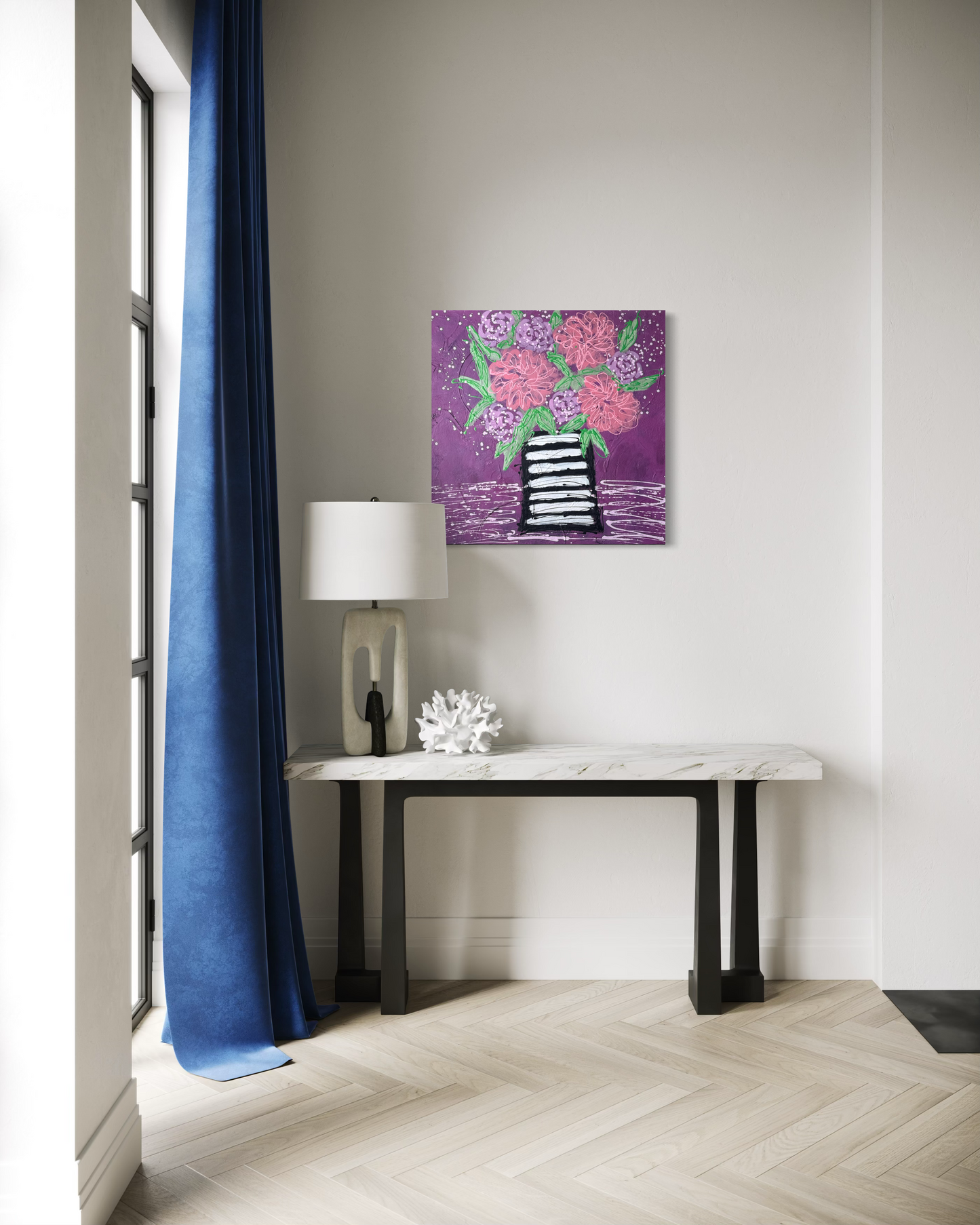 Striped Vase Delight