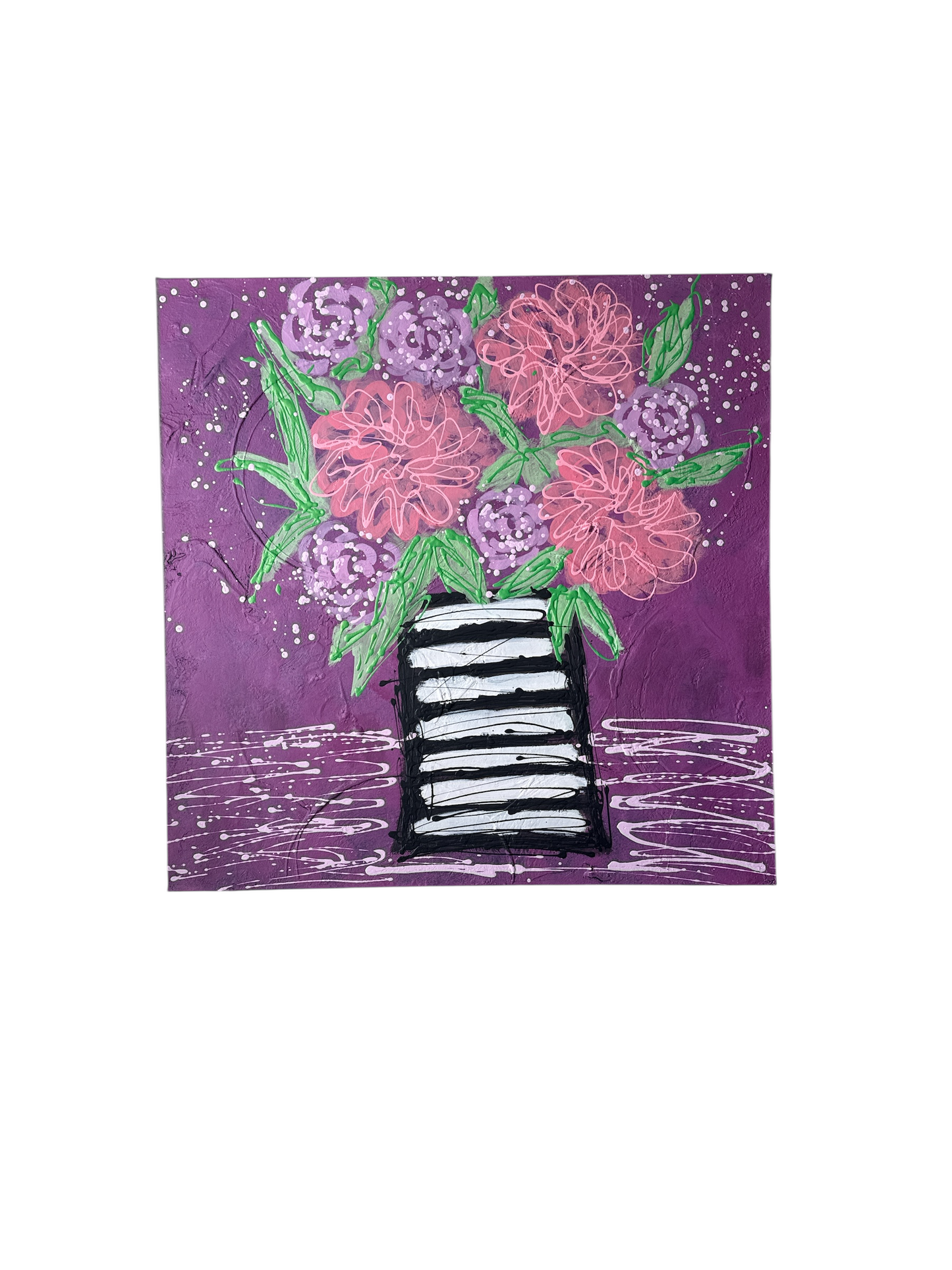 Striped Vase Delight