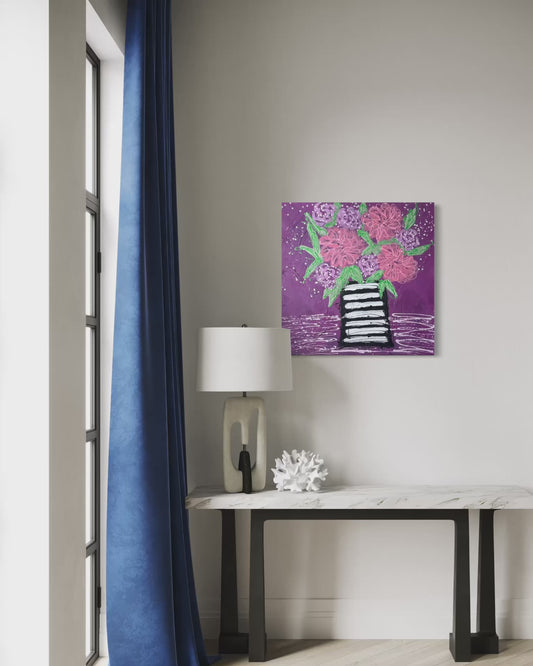 Striped Vase Delight